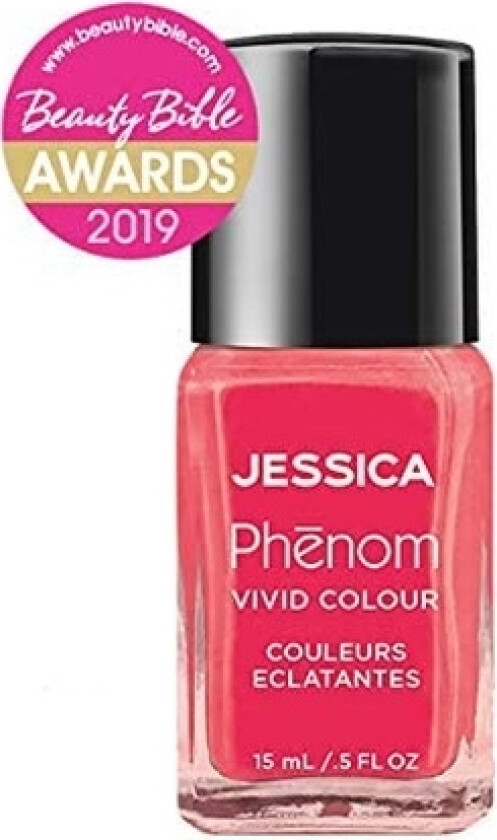 Jessica Jessica, Phenom Vivid Color, Nail Polish, Phen-059, Red Hots, 14 Ml For Women