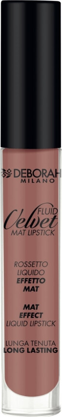 Deborah Deborah, Fluid Velvet, Matte, Liquid Lipstick, 53, Brown, 4.5 G For Women