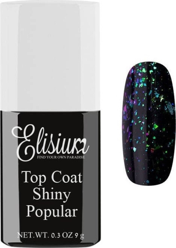 Top Coat Do Lakieru Hybrydowego - Shiny Popular 9G