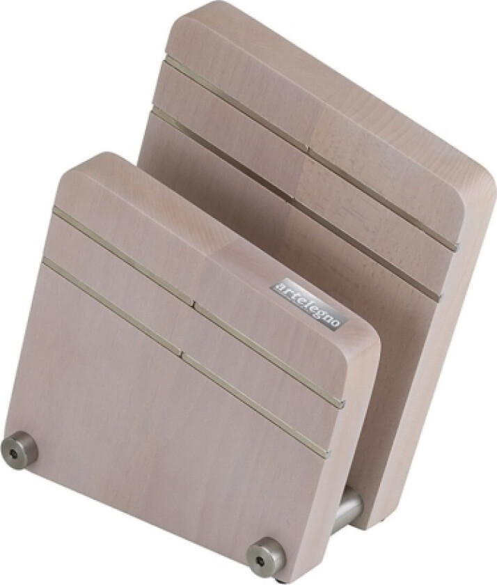 Artelegno Dobbel Magnetisk Knivblokk I Bøketre Artelegno Milano