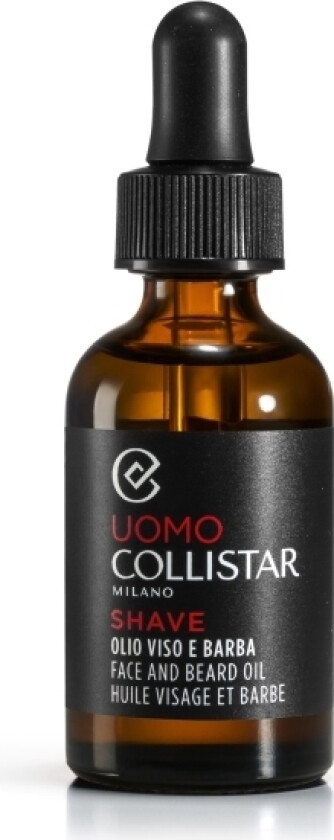 Uomo Olio Viso E Barba, Skjeggolje, 30 Ml, Fuktighets Krem, Fuktighetsgivende, Restorating, Beroligende, Ethylhexyl Stearate, Coco-Caprylat