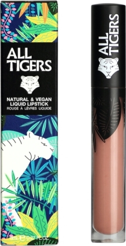 All Tigers Natural &Amp Vegan Liquid Lipstick 681 Trust My Instinct 8Ml