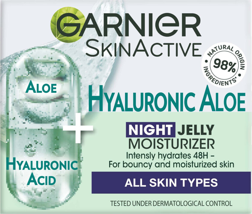 Garnier SkinActive Hyaluronic Aloe Night Jelly Moisturizer 50ml