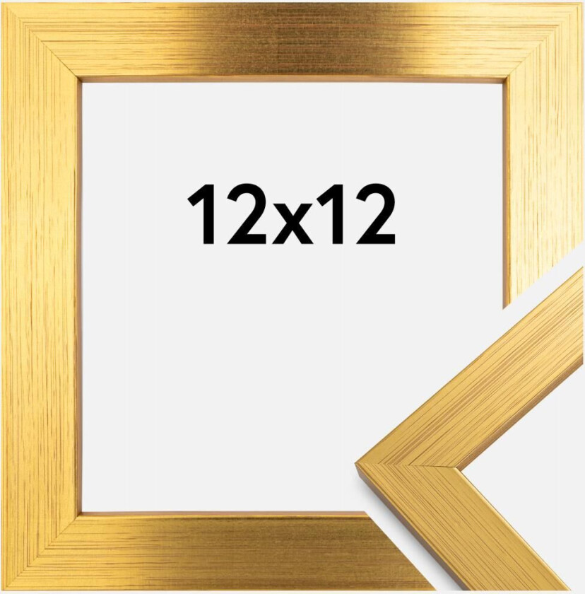 Ramme Gold Wood 12x12 Cm