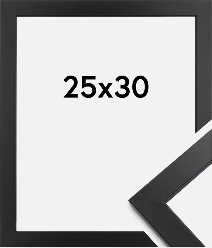 Ramme Black Wood Akrylglass 25x30 Cm