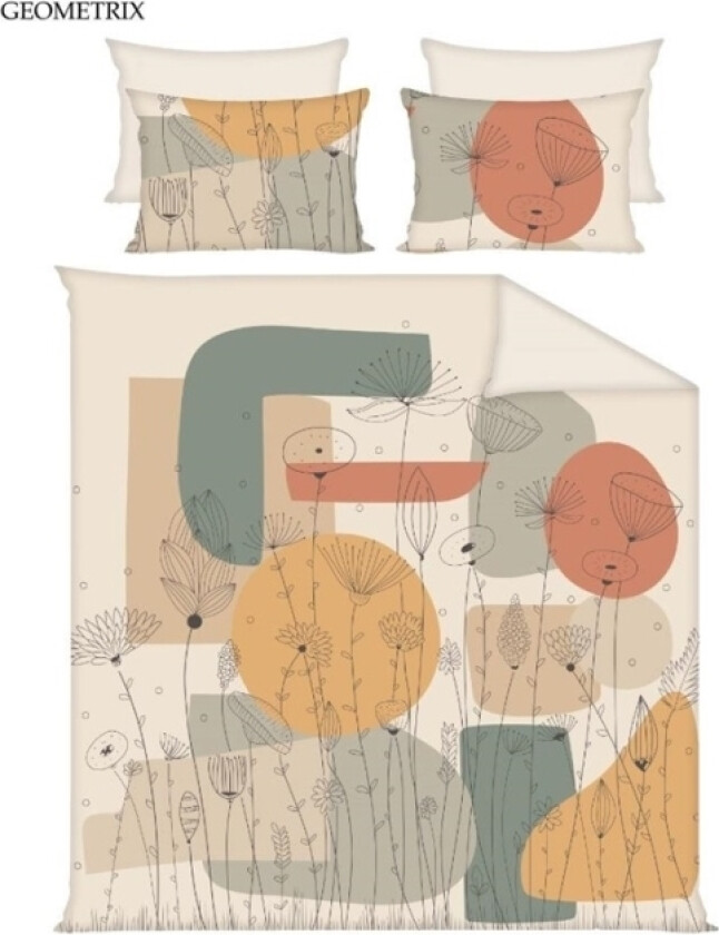 Sengesett Domoletti Kompl Cover Medv Geometrix160x200