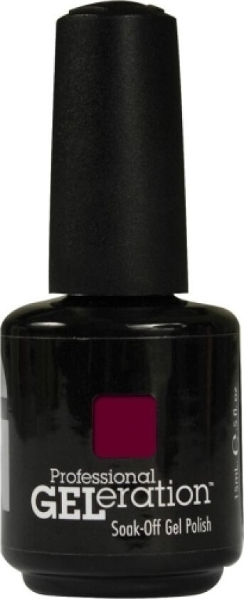 Jessica Jessica, Geleration Colors, Semi-Permanent Nail Polish, Gel-641, Sexy Siren, 15 Ml For Women