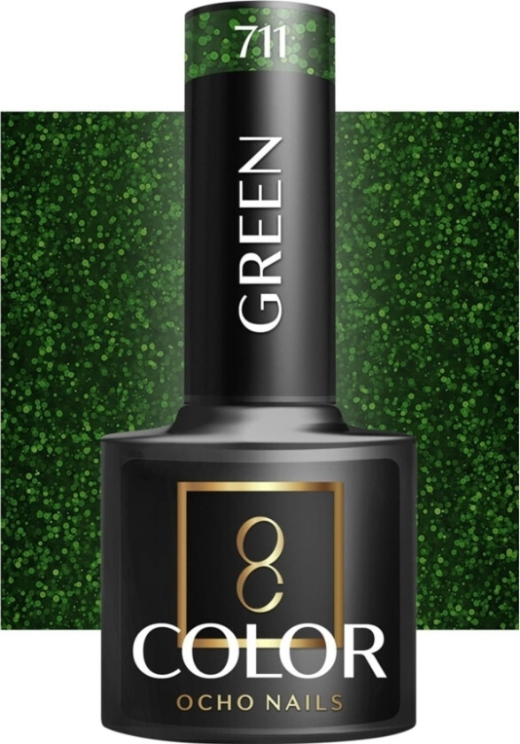 Activeshop Ocho Nails Hybrid Nail Polish Green 711 -5 G