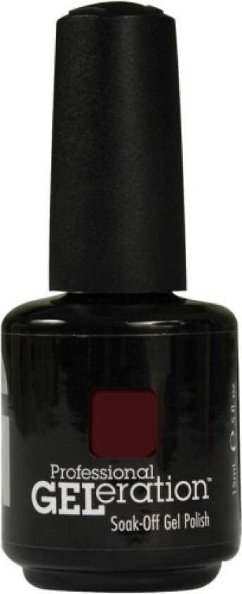 Jessica Jessica, Geleration Colors, Semi-Permanent Nail Polish, Gel-234, Cherrywood, 15 Ml For Women