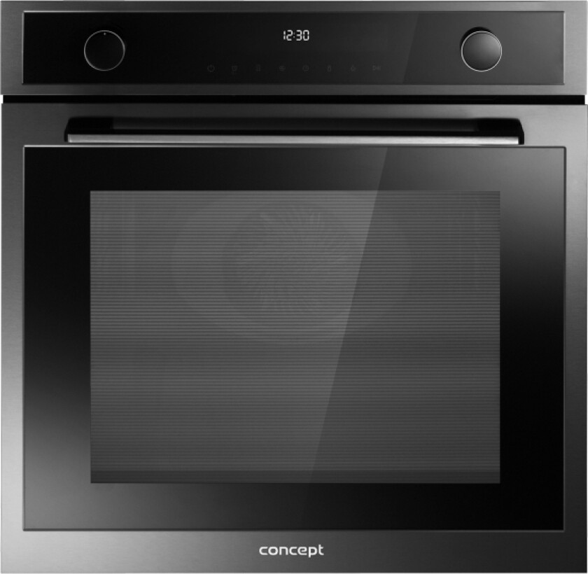 Etv8260ds, Medium, Elektrisk Ovn, 72 L, Innebygget, Sort, Sølv, Knapper, Berøringskontroll