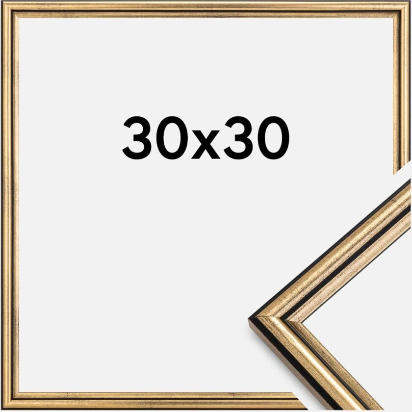 Ramme Horndal Gull 30x30 Cm