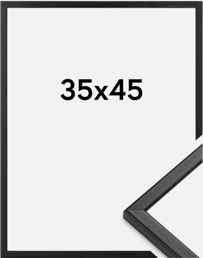 Ramme Kaspar Akrylglass Svart 35x45 Cm