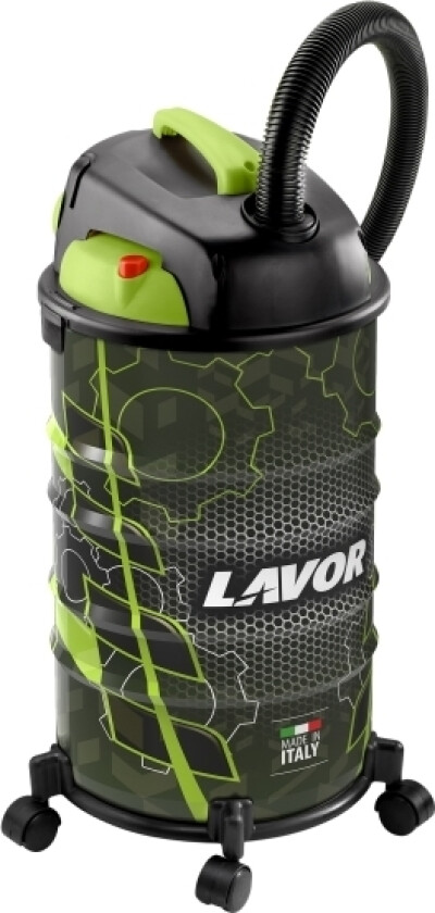wash Rudy 30 S, 1200 W, Sylindervakuum, Tørr & Våt, Støv Pose, 30 L, Sort, Grønn