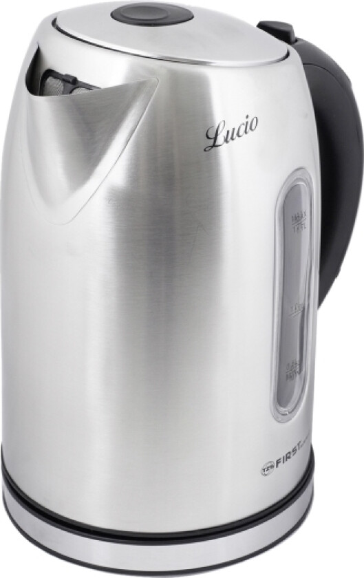 Fa-5411-0, 1,7 L, 2200 W, Sort, Rustfritt Stål, Rustfritt Stål, Vannivåindikator, Trådløs