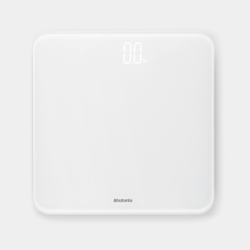 8710755280146, Elektronisk Personvekt, 180 Kg, 100 G, Kg,Lb, Rektangel, Hvit