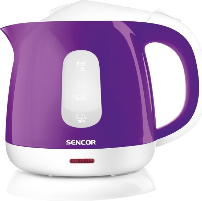 Sencor Swk 1015Vt, 1 L, 1100 W, Lilla, Plast, Rustfritt Stål, Justerbar Termostat, Vannivåindikator