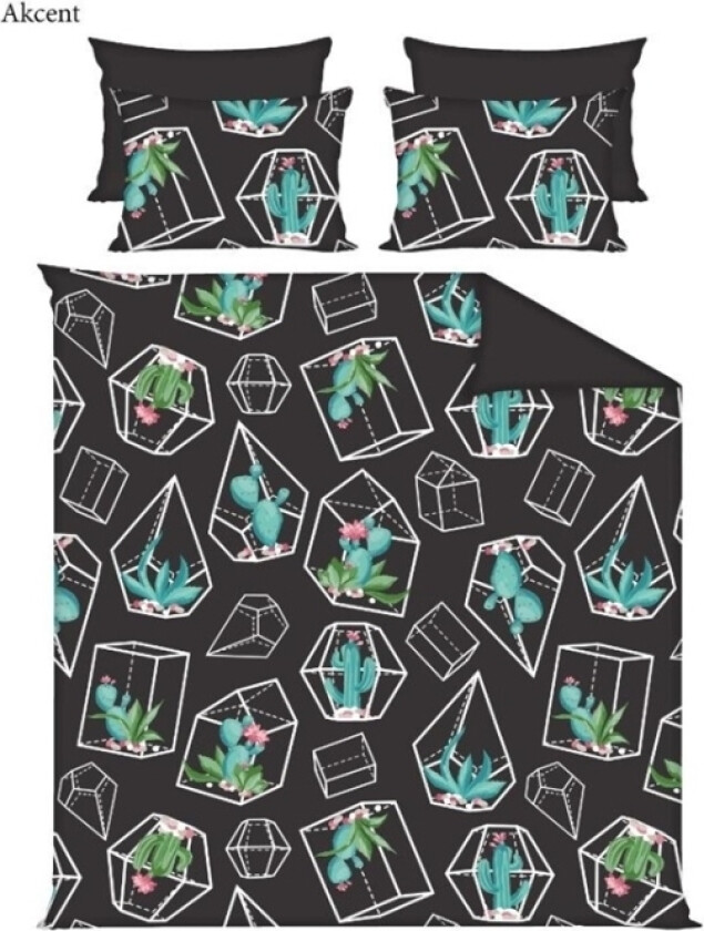 Sengesett Domoletti Kompl Cover Satin Accent 200X220