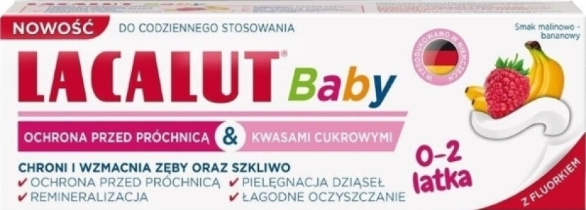 Lacalut Babytannkrem For Barn Fra 0-2 År 55Ml