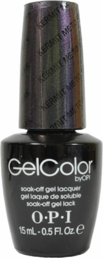 Opi Opi, Gel Color, Semi-Permanent Nail Polish, Kermit Me To Speak, 15 Ml For Women