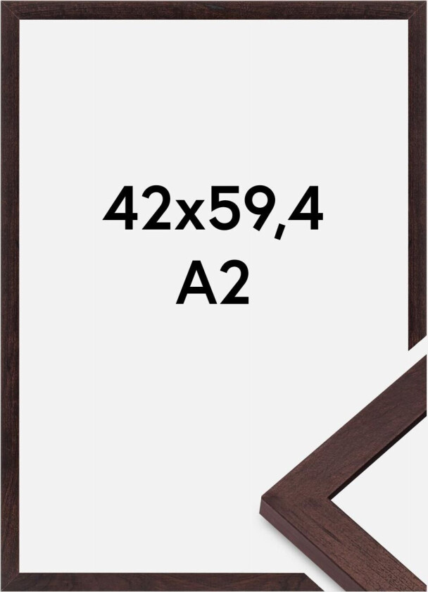 Ramme Bga Classic Akrylglass Valnøtt 42x59,4 Cm (A2)