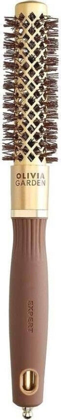 Olivia Garden Expert Blowout Shine Hårstyling Og Tørkebørste Gull/Brun 20Mm