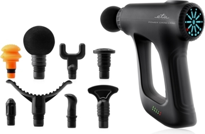 Eta Eta Massage Gun | Eta266090000 Powercare Pro | Number Of Massage Zones 3 | Number Of Power Levels 10 | Black
