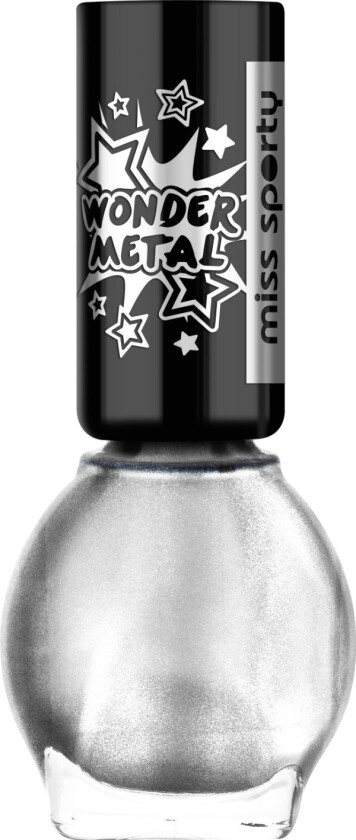 Wonder Metal Neglelakk 010 Ultra Silver 7Ml