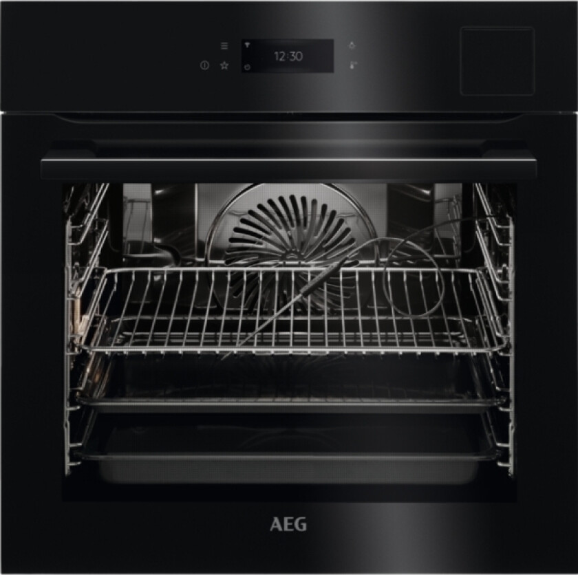 Aeg Bse798380b, Medium, Elektrisk Ovn, 70 L, 3500 W, Innebygd, Sort
