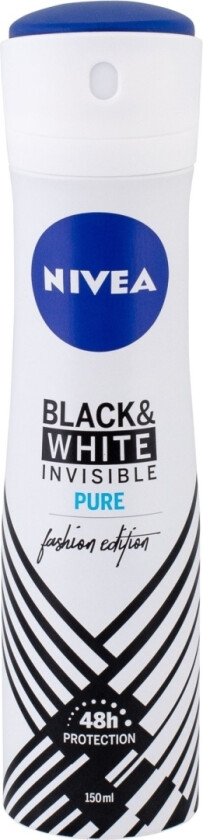 Invisible Black &Amp  White Antiperspirant Spray Pure (Kos,W,150Ml)