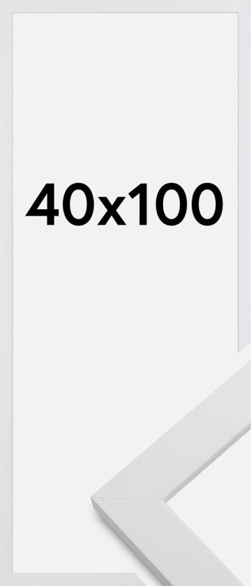 Ramme White Wood 40x100 Cm