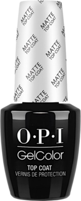 Opi Opi, Gel Color, Top Coat, Semi-Permanent Nail Polish, Gc 031, Matte, 15 Ml For Women