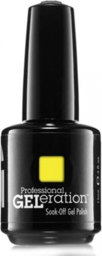 Jessica Jessica, Geleration Colors, Semi-Permanent Nail Polish, Gel-788, Yellow Lightening, 15 Ml For Women