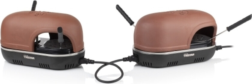 Pizza Festa Connect Set, 4 Pizza(Er), 230 °C, Brun, 258 X 118 Mm, 1 M, Plast