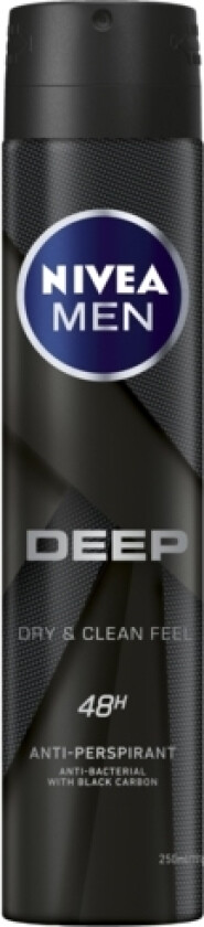 Nivea Nivea_Men Deep Antiperspirant Spray 48H 250Ml