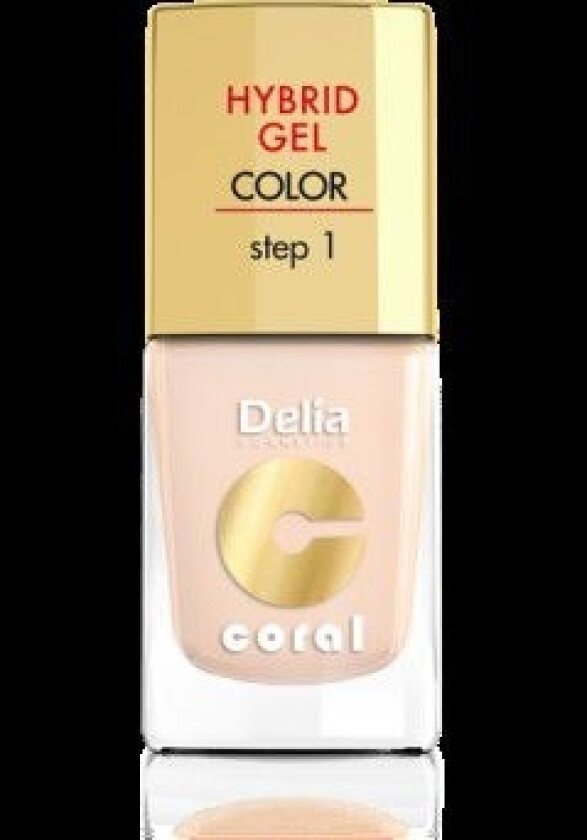 Cosmetics Coral Hybrid Gel Nail Enamel No. 20 Ivory 11Ml