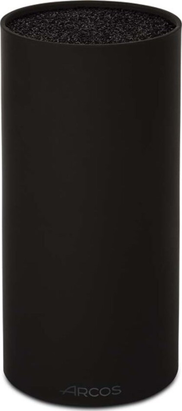 Rund Svart Knivblokk