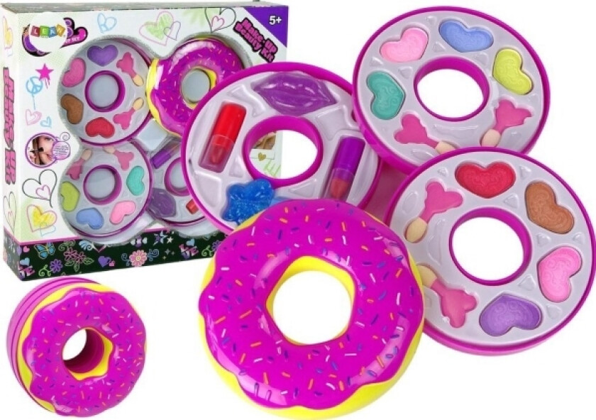 Leantoys Donut Eyeshadow Palette Leppestift For Barn