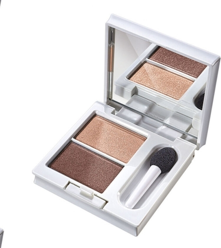 , Duo Powder, Eyeshadow Palette, No.4, Sweet Truffle, X2 Pcs, 1.2 G For Women