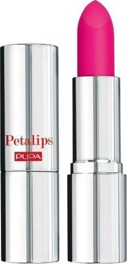 Puppe, Petalips, Parabenfri, Matt, Krem Leppestift, 008, Fuchsia Geranium, 3,5 G