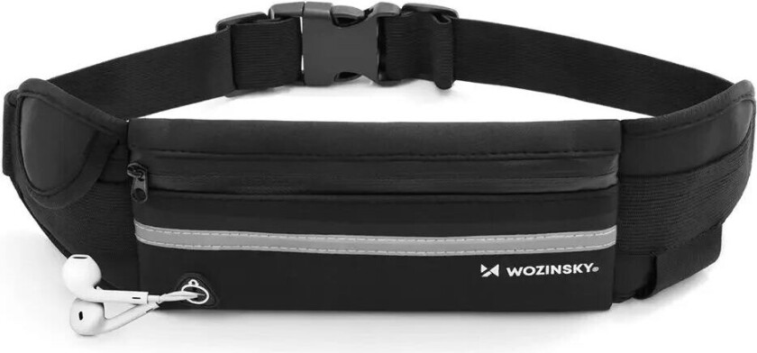 Wozinsky Universal Løpebelte (Maks. Mobil: 17.5 x 9 x 1.5 cm) - Svart