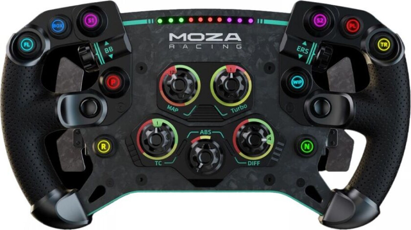 Gs V2p Microfiber Leather Gt Steering Wheel - 30cm Ratt For Racing