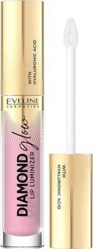 Eveline_Diamond Glow Lip Luminizer Lip Gloss 02 Strawberry Mouse 4.5Ml