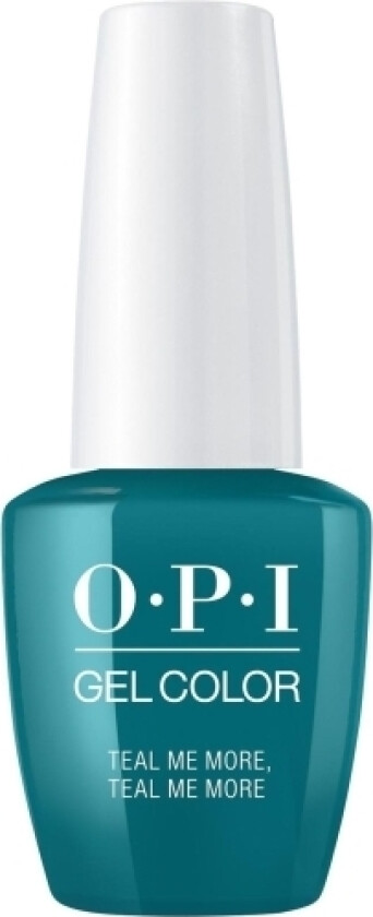 Opi Opi, Gel Color, Semi-Permanent Nail Polish, Teal Me More, Teal Me More, 15 Ml For Women