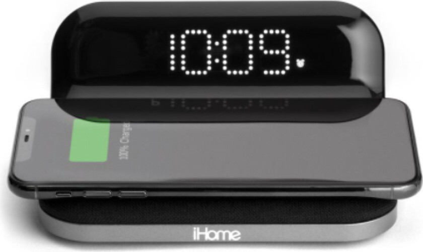 Ihome Iw18b, Digital Vekkerklokke, Sort, Usb, 139,7 Mm, 55,1 Mm, 122,2 Mm