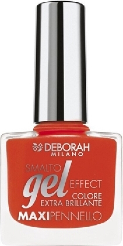 Deborah_Gel Effect Nail Polish Nail Polish 10 Coral Flash 8.5Ml