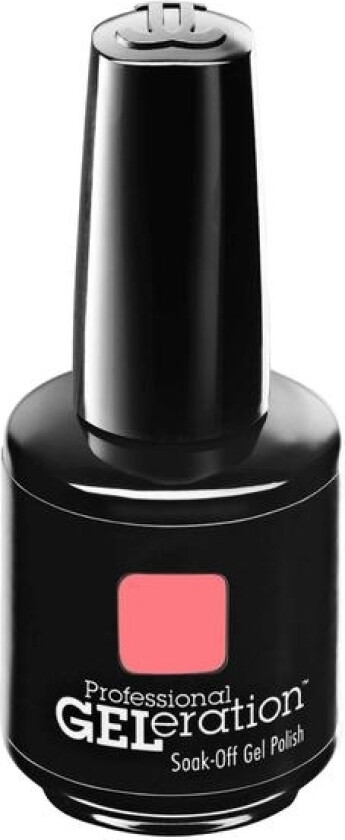 Jessica Jessica, Geleration Colours, Semi-Permanent Nail Polish, Gel-977, Coral Reef, 15 Ml For Women