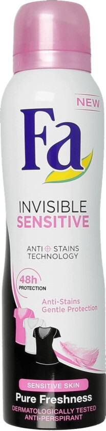 Fa Invisible Sensitive Deodorant Spray 150Ml