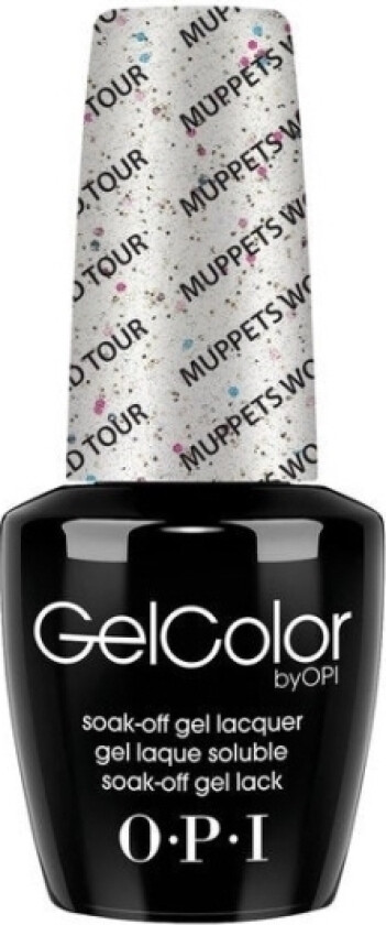 Opi Opi, Gel Color, Semi-Permanent Nail Polish, Muppets World Tour, 15 Ml For Women