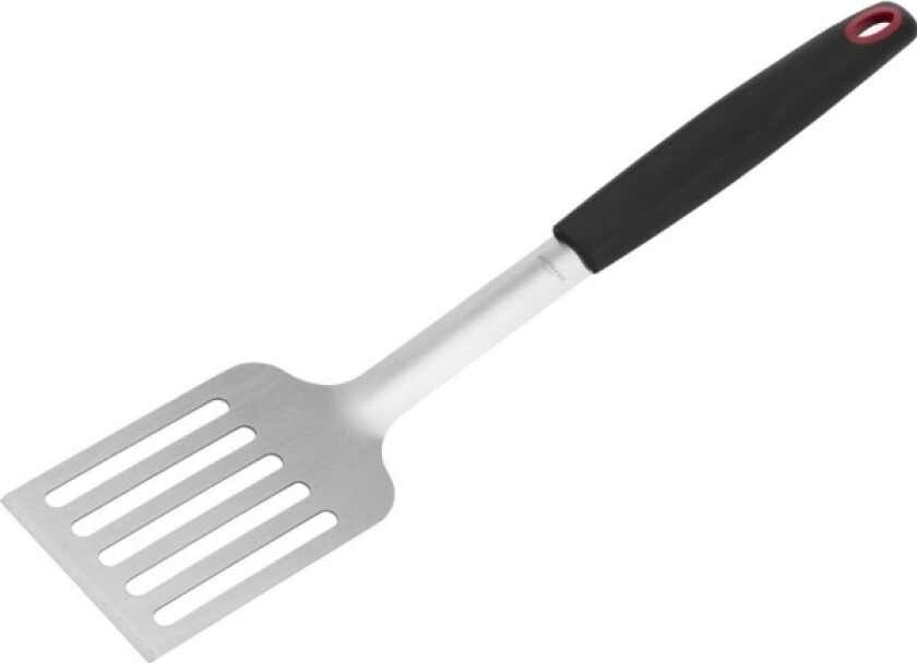 15092280, Stekespade, Sort, Rød, Rustfritt Stål, Plast, Rustfritt Stål, Termoplastisk Elastomer (Tpe), Sort, Rød, Opphengshull, 88 Mm