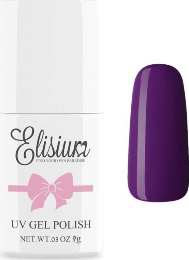 _Uv Gel Polish Hybrid Neglelakk 007 Deep Plum 9G